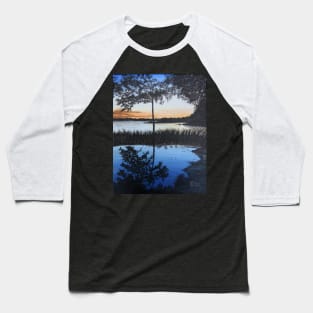 Lake Reflections Baseball T-Shirt